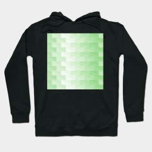 Triangles in green tones with 3d depth effect Hoodie